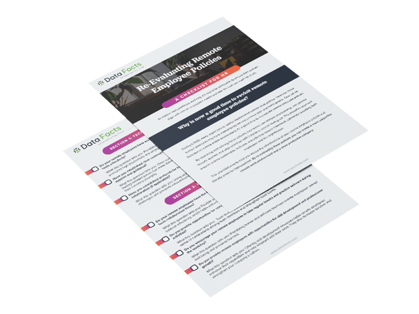 Download | Checklist - Re-Evaluating Remote Employee Policies