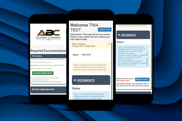 Background Check seamless candidate experience