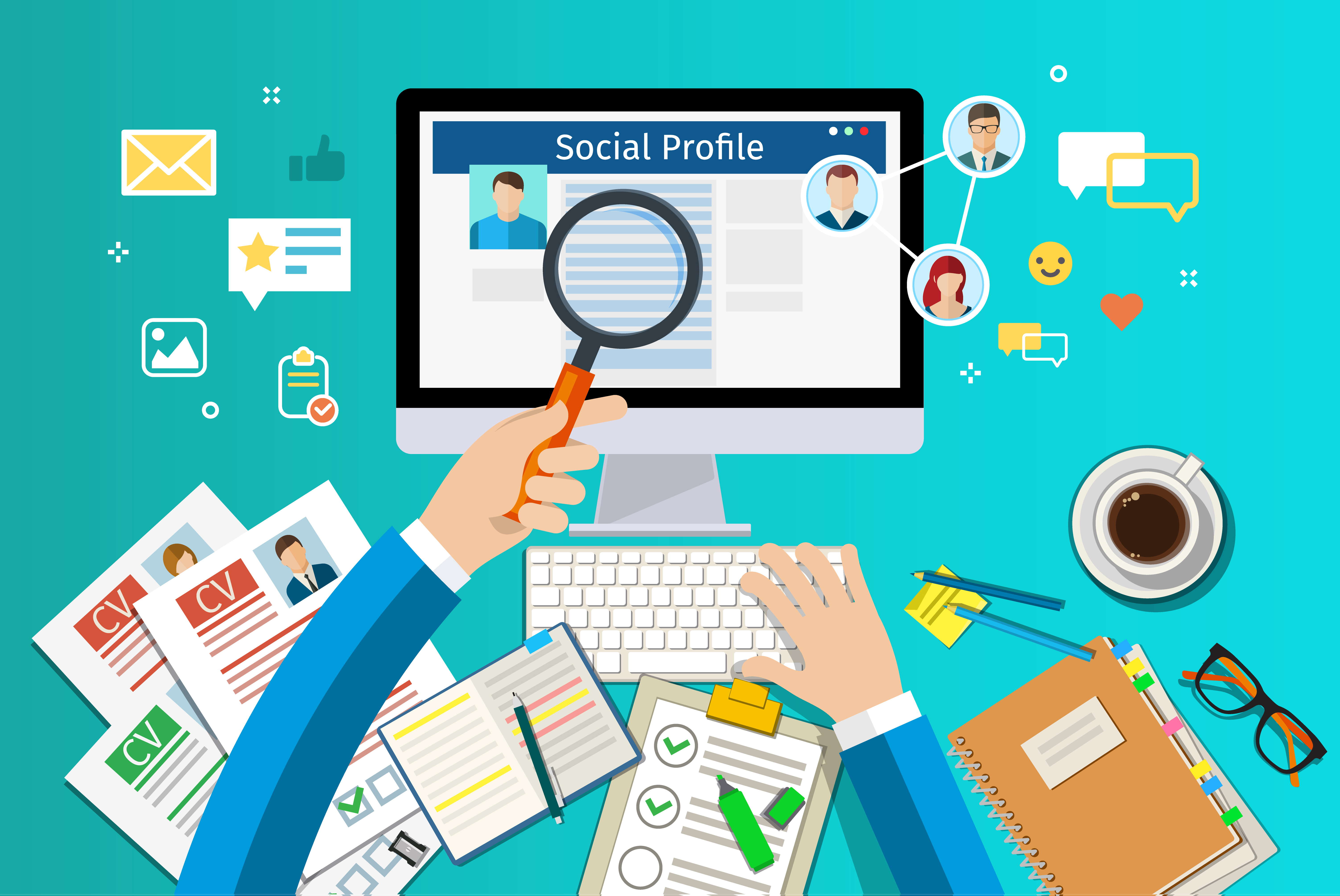 social media for hiring
